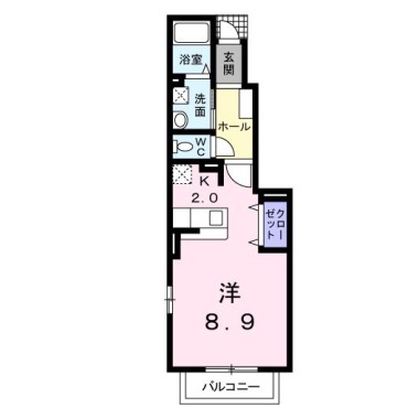 グランツ 103の間取り図