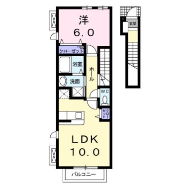 グランツ 203の間取り図