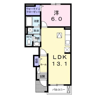 ルーナ 103の間取り図