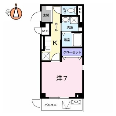 ウェザリア 102の間取り図