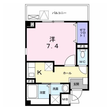 ウェザリア 201の間取り図