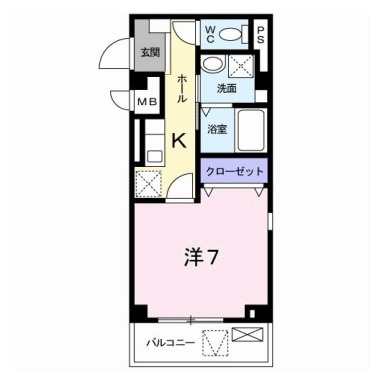 ウェザリア 303の間取り図