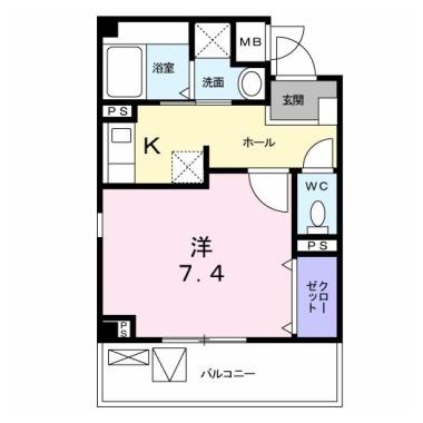 ウェザリア 305の間取り図