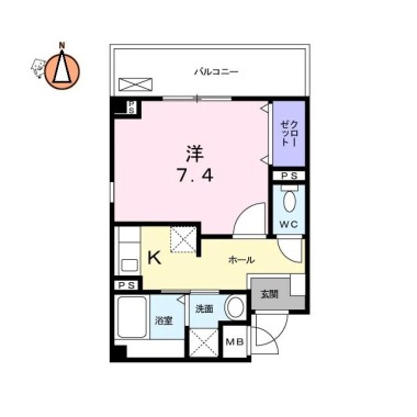 ウェザリア 401の間取り図