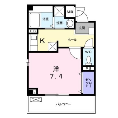 ウェザリア 405の間取り図