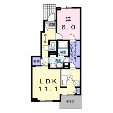 ウィルレジデンスIX 102の間取り図