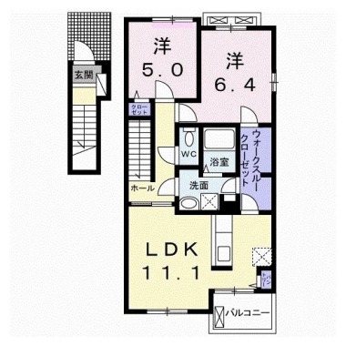 ウィルレジデンスIX 201の間取り図