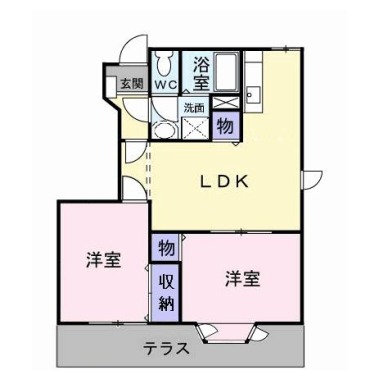 モン・ルポ B 101の間取り図