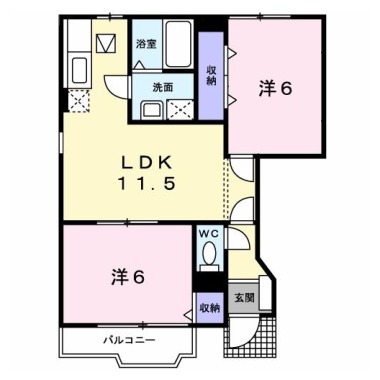 ミストラル 101の間取り図