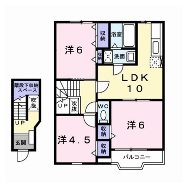 ミストラル 202の間取り図