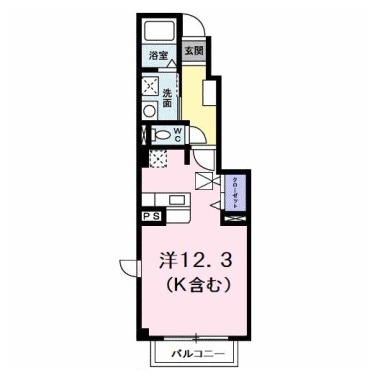 パトリA 103の間取り図