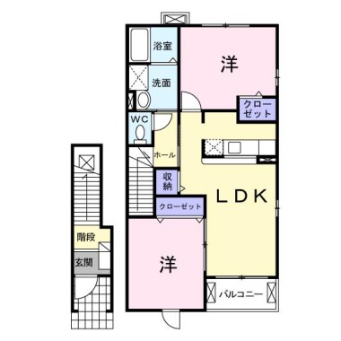 セレノ・カーサ C 202の間取り図