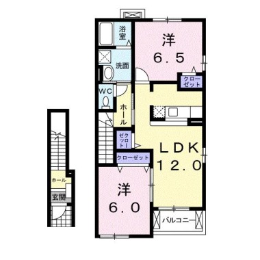 セレノ・カーサ C 205の間取り図