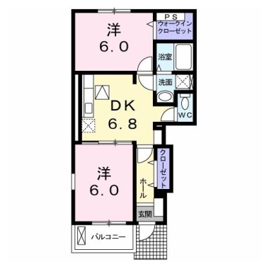 ルチェルナ II 101の間取り図