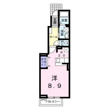 ラッフィナート 103の間取り図