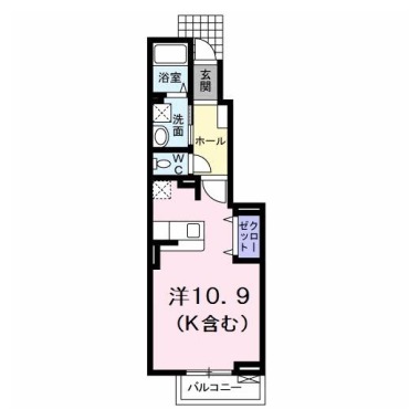 ラッフィナート 105の間取り図