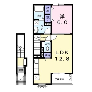 スターハイツ NS A 203の間取り図