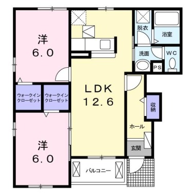 アドマーニ 101の間取り図