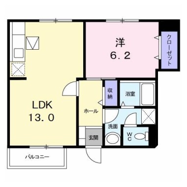 サニースクエアー 103の間取り図