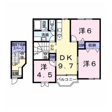 クワ フォレスト 202の間取り図