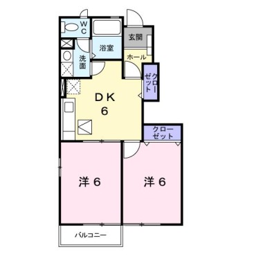 サントゥール サウス 103の間取り図