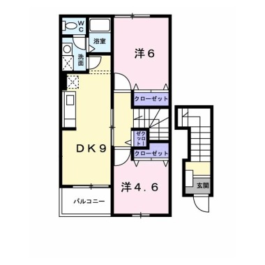 メゾン リヴァージュ 201の間取り図