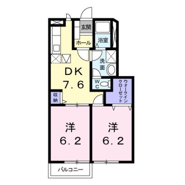 ペニーレインIII 102の間取り図