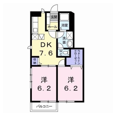 ペニーレインIII 103の間取り図