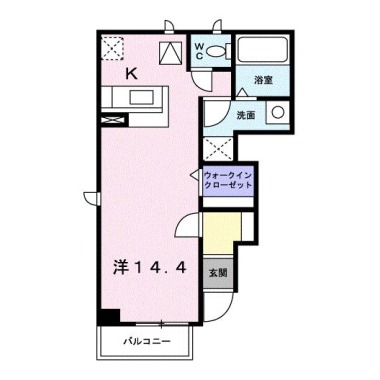 アルト・アルベロD 101の間取り図