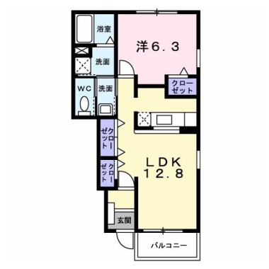 アンジェリカ C 105の間取り図