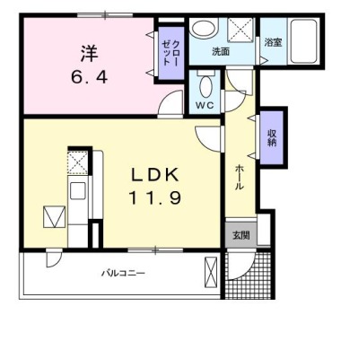 セレーノ 103の間取り図