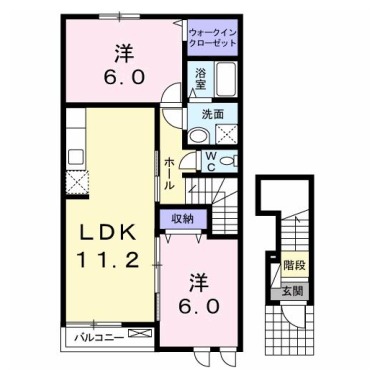 グロワール 205の間取り図