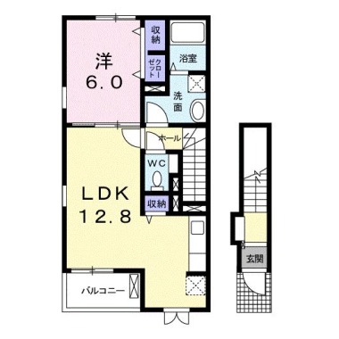 フォルトゥーナ翔 I 201の間取り図