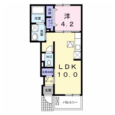 フォルトゥーナ翔 II 103の間取り図