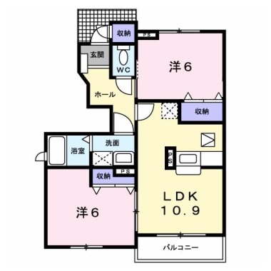 ミレニアムS I 103の間取り図