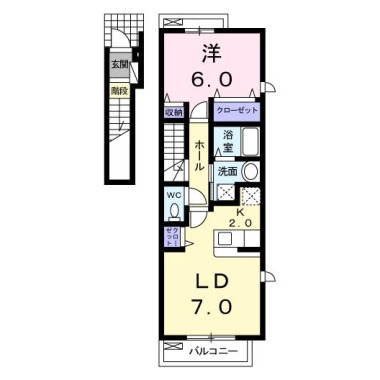 セレブ 201の間取り図