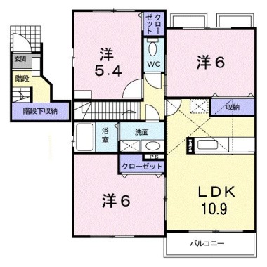ヴェルファーレ 205の間取り図