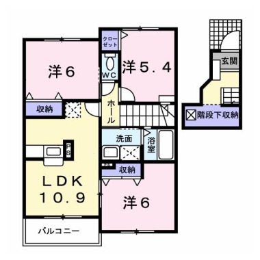 パンタナールII B 202の間取り図