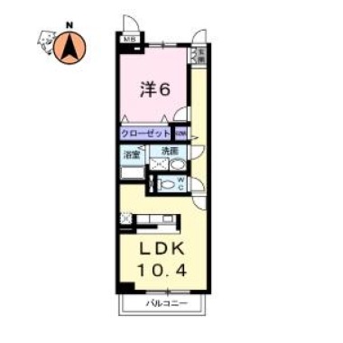 サンリット・24 305の間取り図