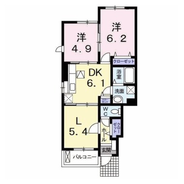 プリマベーラ D 101の間取り図