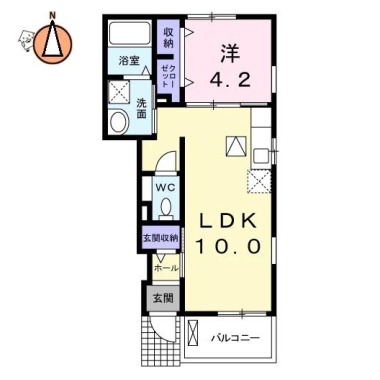 エピナール A 103の間取り図