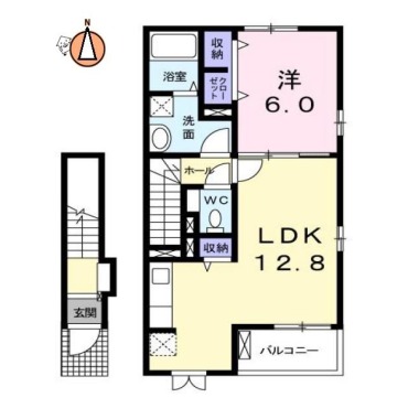 エピナール A 203の間取り図