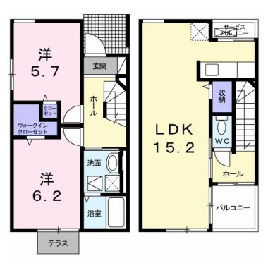 フェテ 101の間取り図