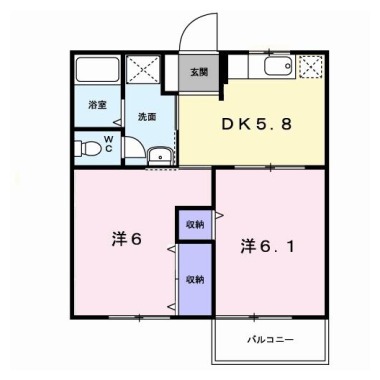 アフロディーテ 101の間取り図