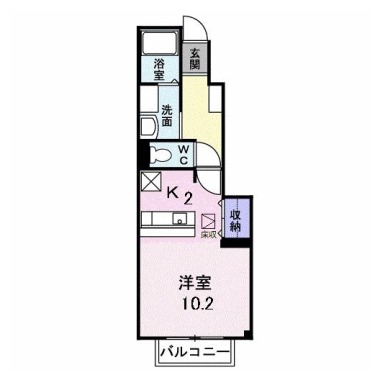 フラン ブリッサ A 103の間取り図