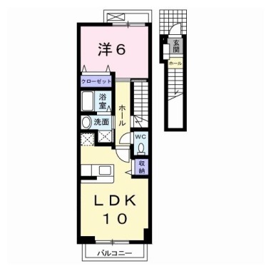 フラン ブリッサ A 203の間取り図