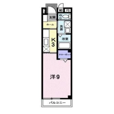 ウェル メゾン 101の間取り図