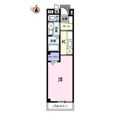 ウェル メゾン 102の間取り図