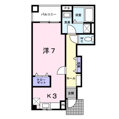 プレアベニューC 101の間取り図