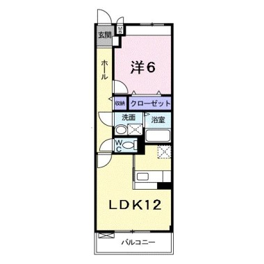 パークアヴェニュー 203の間取り図